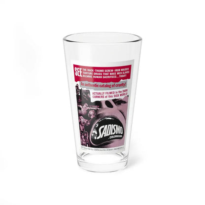 SADISMO 1967 Movie Poster - Pint Glass 16oz-16oz-Go Mug Yourself