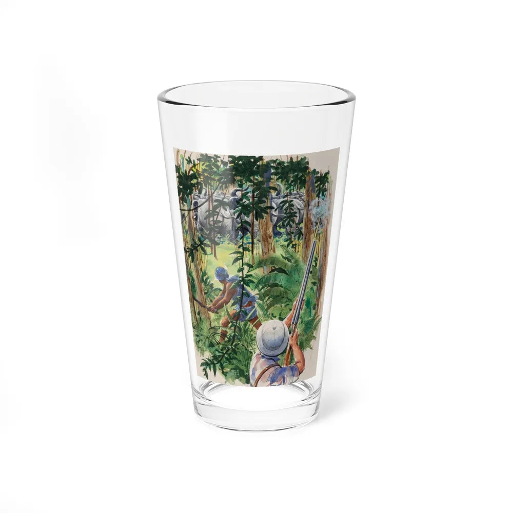 Safari children's book illustration (Magazine Illustration) Pint Glass 16oz-16oz-Go Mug Yourself