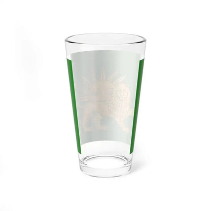 Safavid Flag (Iran) Pint Glass 16oz - Go Mug Yourself