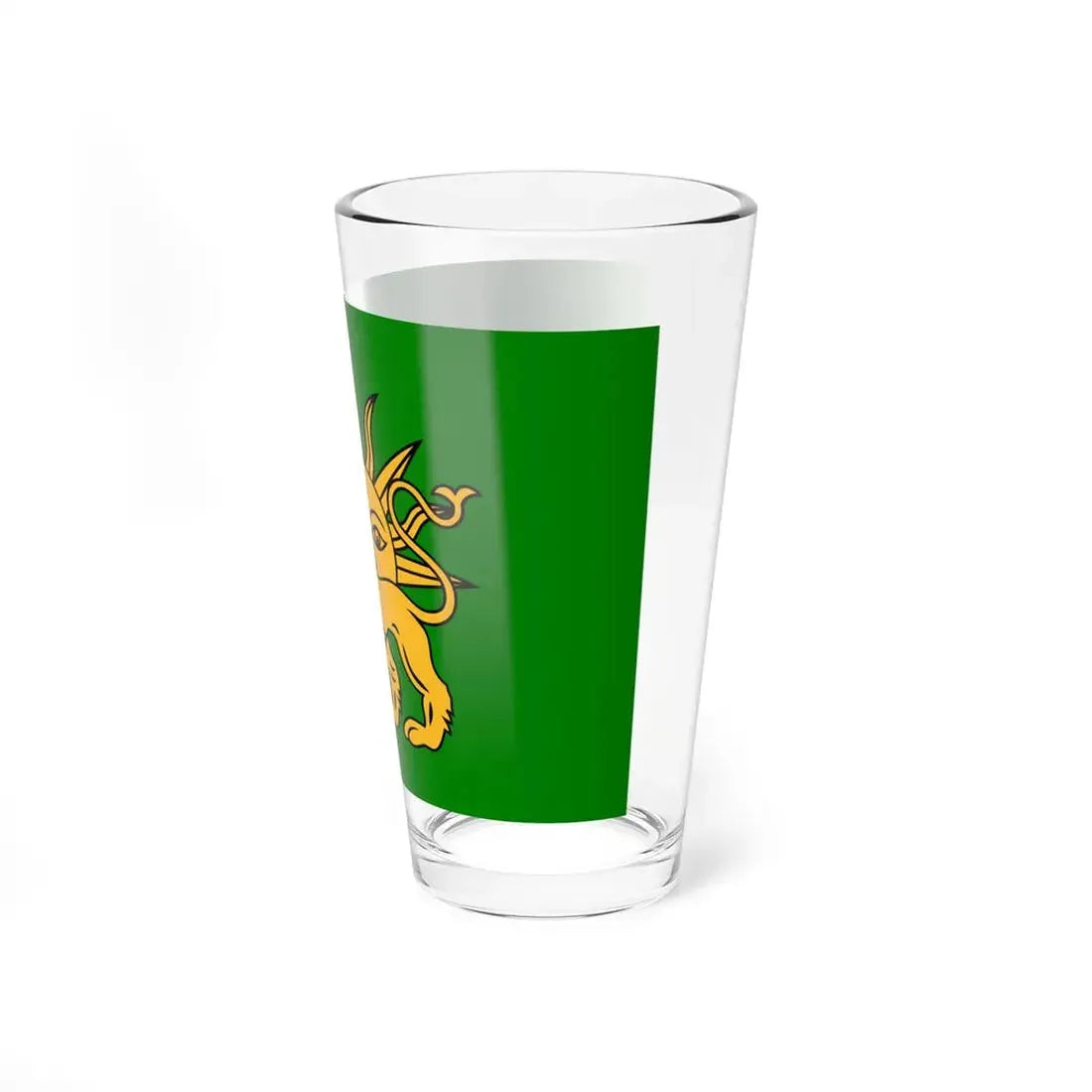 Safavid Flag (Iran) Pint Glass 16oz - Go Mug Yourself