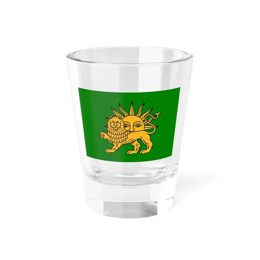 Safavid Flag (Iran) Shot Glass 1.5oz 1.5oz - Go Mug Yourself