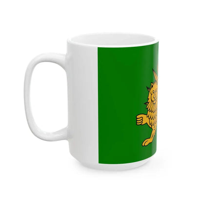 Safavid Flag (Iran) White Coffee Mug - Go Mug Yourself