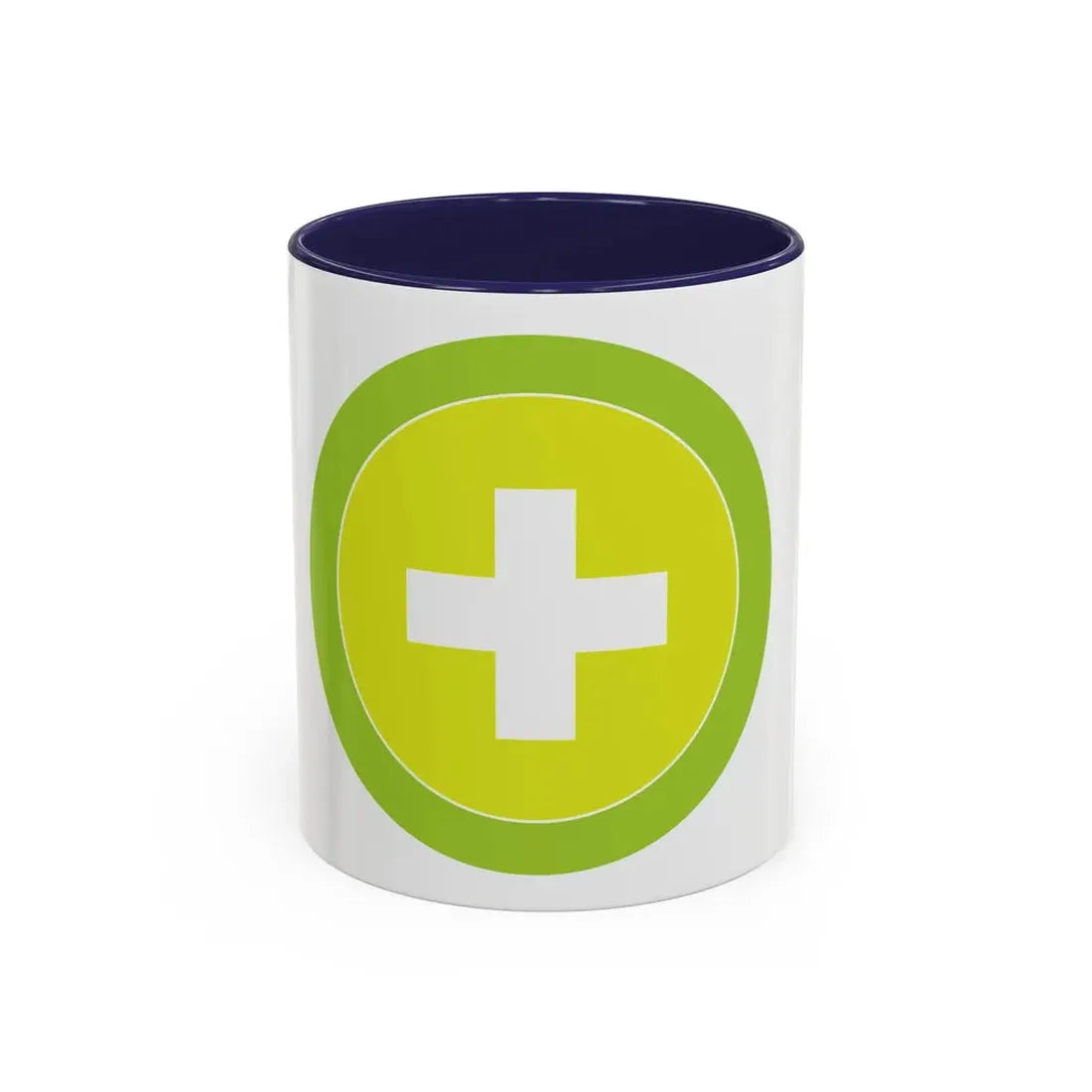 Safety (Boy Scout Merit Badge) Accent Coffee Mug 11oz Navy - Go Mug Yourself