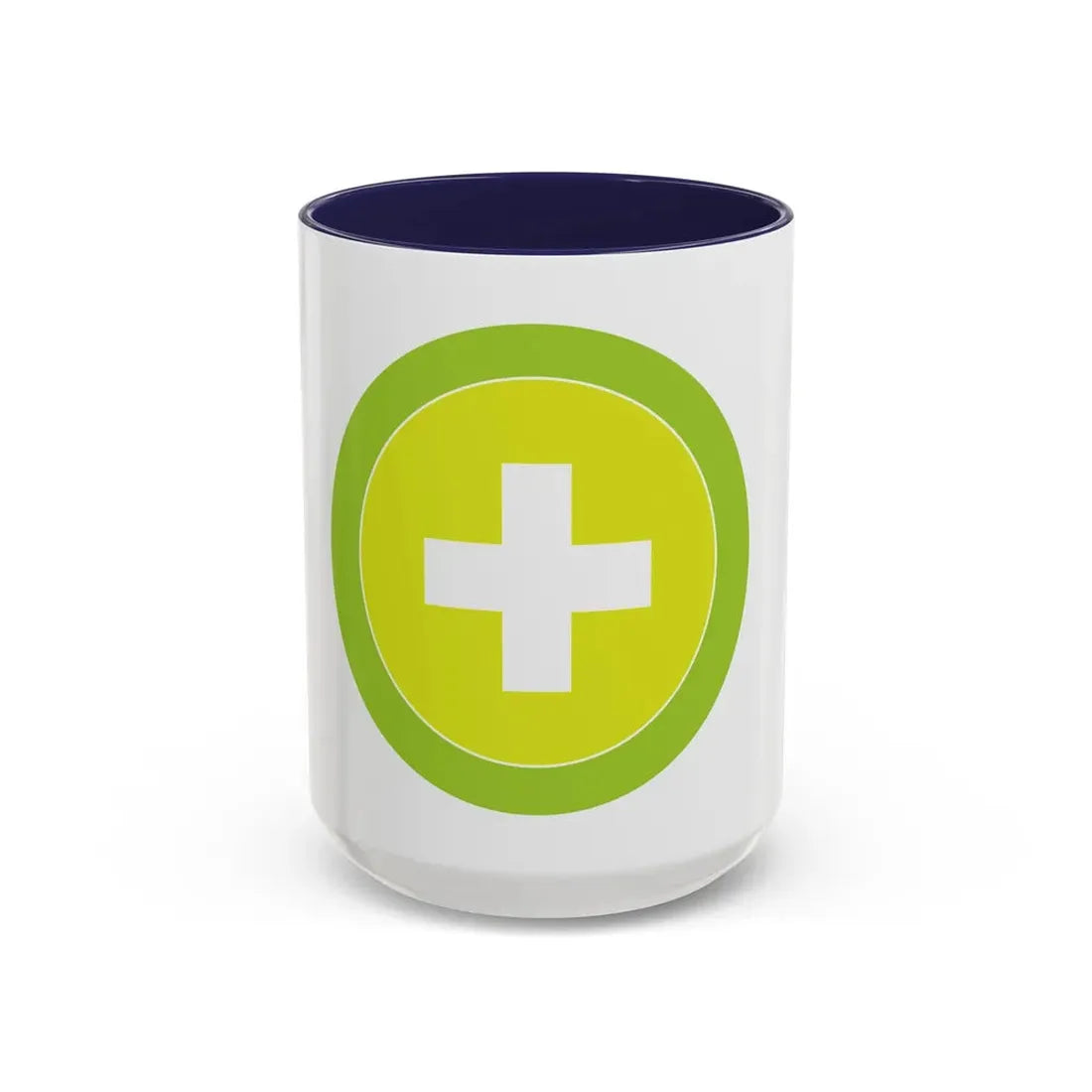 Safety (Boy Scout Merit Badge) Accent Coffee Mug 15oz Navy - Go Mug Yourself