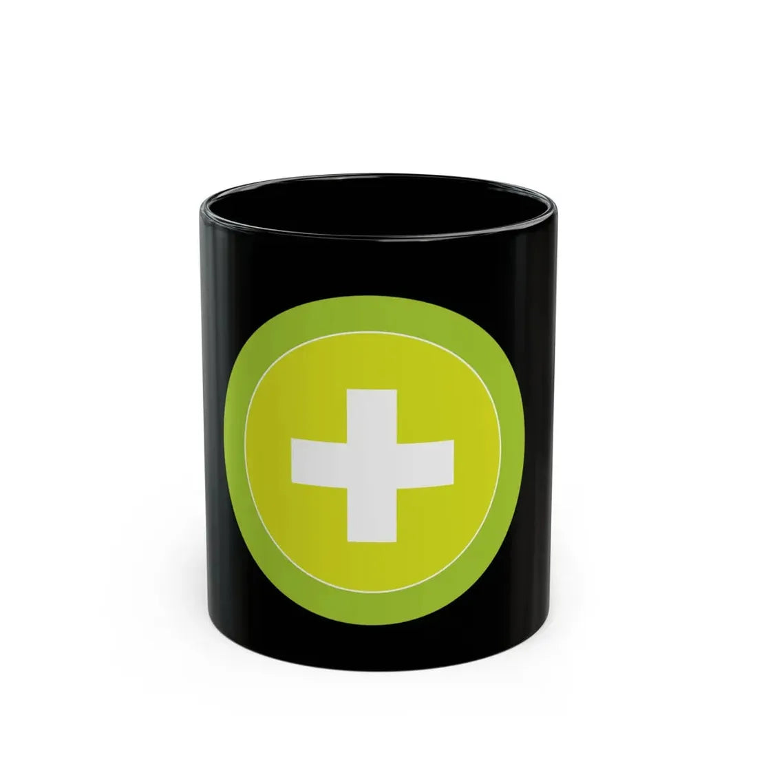 Safety (Boy Scout Merit Badge) Black Coffee Mug 11oz - Go Mug Yourself