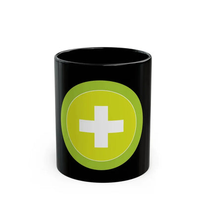 Safety (Boy Scout Merit Badge) Black Coffee Mug 11oz - Go Mug Yourself