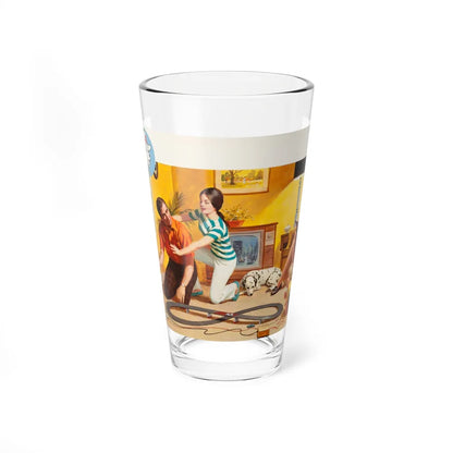 Safety First, NFPA advertisement (Magazine Illustration) Pint Glass 16oz-16oz-Go Mug Yourself