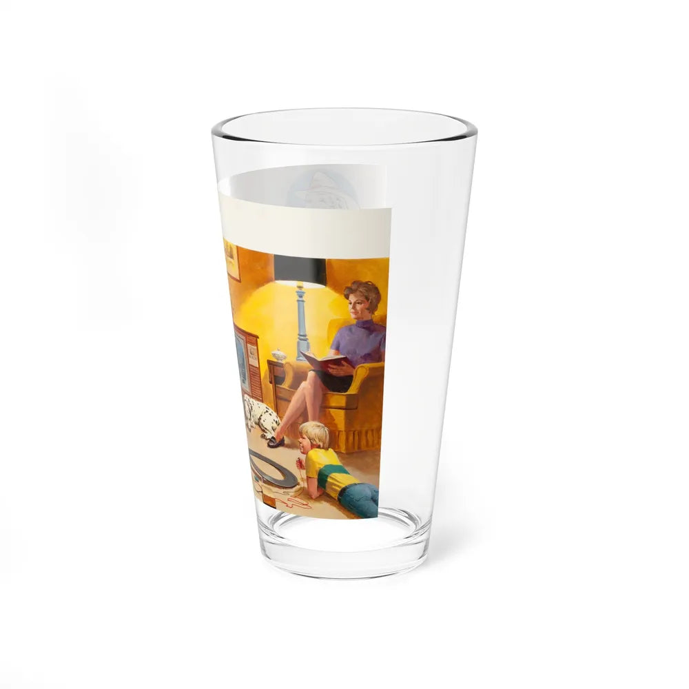 Safety First, NFPA advertisement (Magazine Illustration) Pint Glass 16oz-Go Mug Yourself