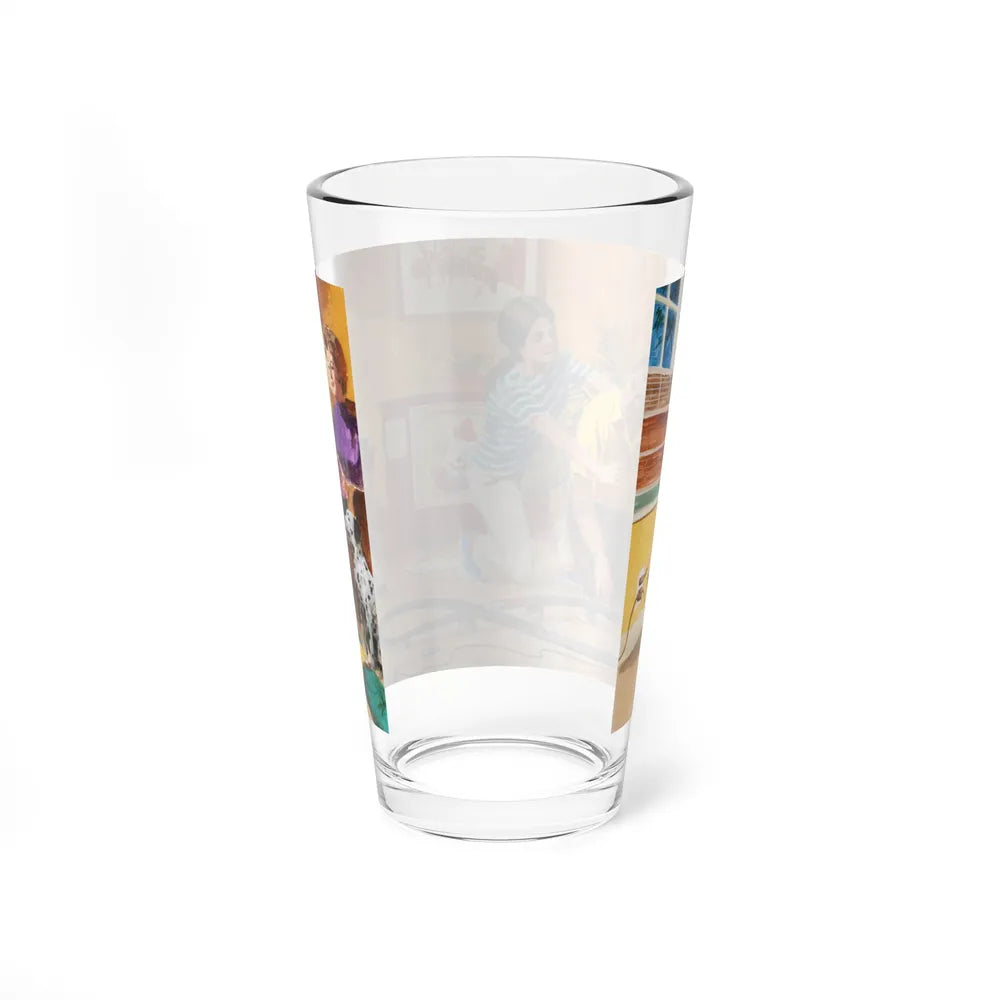 Safety First, preliminary NFPA advertisement (Magazine Illustration) Pint Glass 16oz-Go Mug Yourself