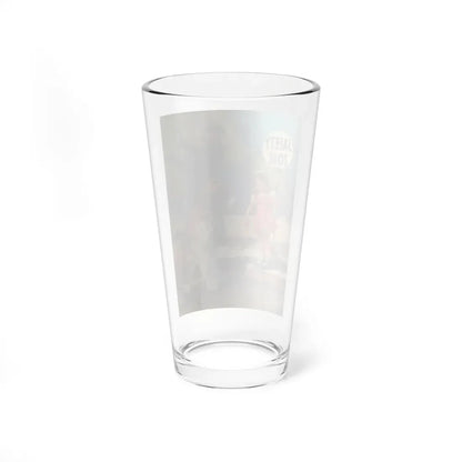 Safety Zone (Magazine Illustration) Pint Glass 16oz - Go Mug Yourself