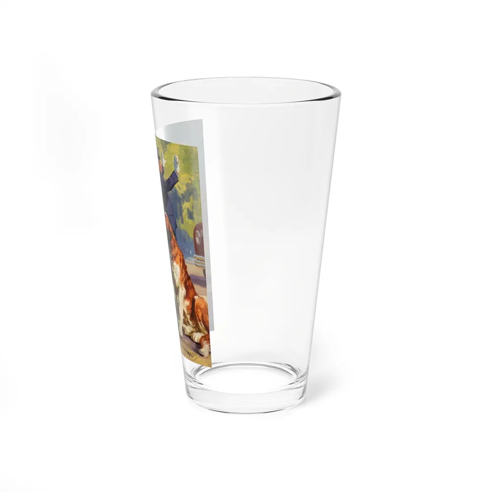 Safety Zone (Magazine Illustration) Pint Glass 16oz-Go Mug Yourself