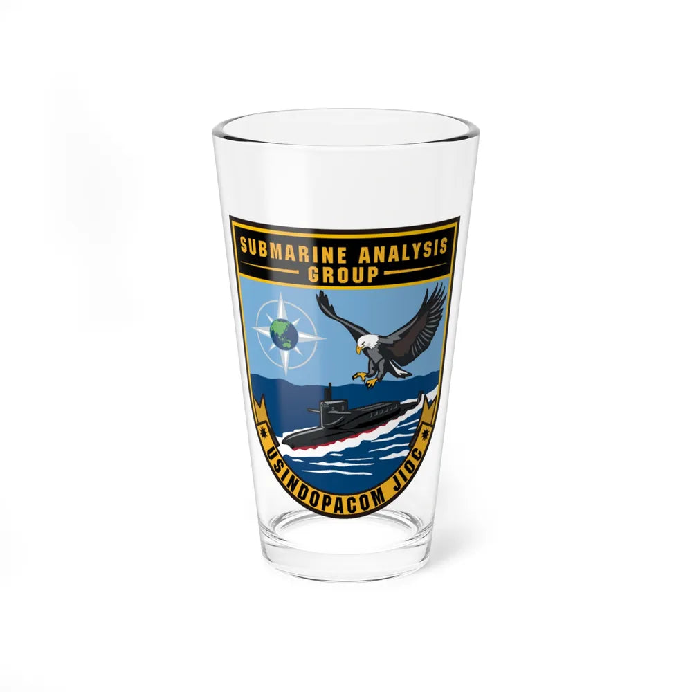 SAG USINDOPACOM JIOC (U.S. Navy) Pint Glass 16oz-16oz-Go Mug Yourself