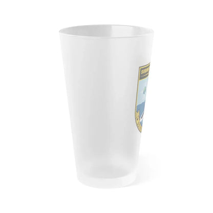 SAG USINDOPACOM JIOC (U.S. Navy) Frosted Pint Glass 16oz - Go Mug Yourself