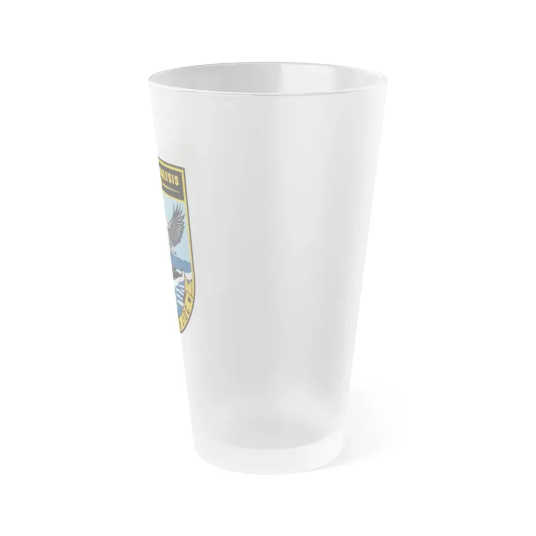 SAG USINDOPACOM JIOC (U.S. Navy) Frosted Pint Glass 16oz - Go Mug Yourself