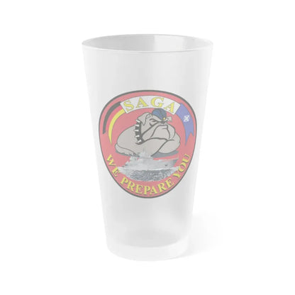 SAGA 400 (USMC) Frosted Pint Glass 16oz Default Title - Go Mug Yourself