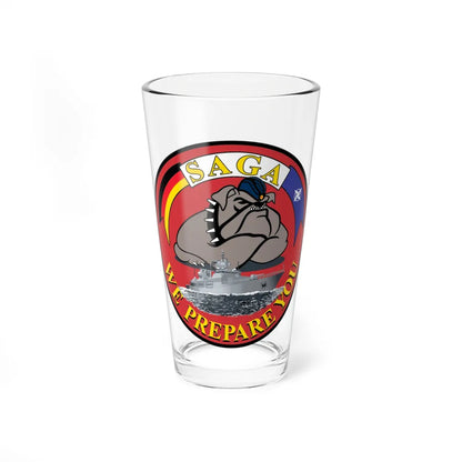 SAGA 400 (USMC) Pint Glass 16oz-16oz-Go Mug Yourself