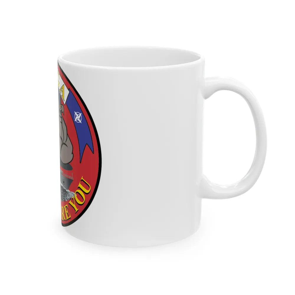 SAGA 400 (USMC) White Coffee Mug-Go Mug Yourself