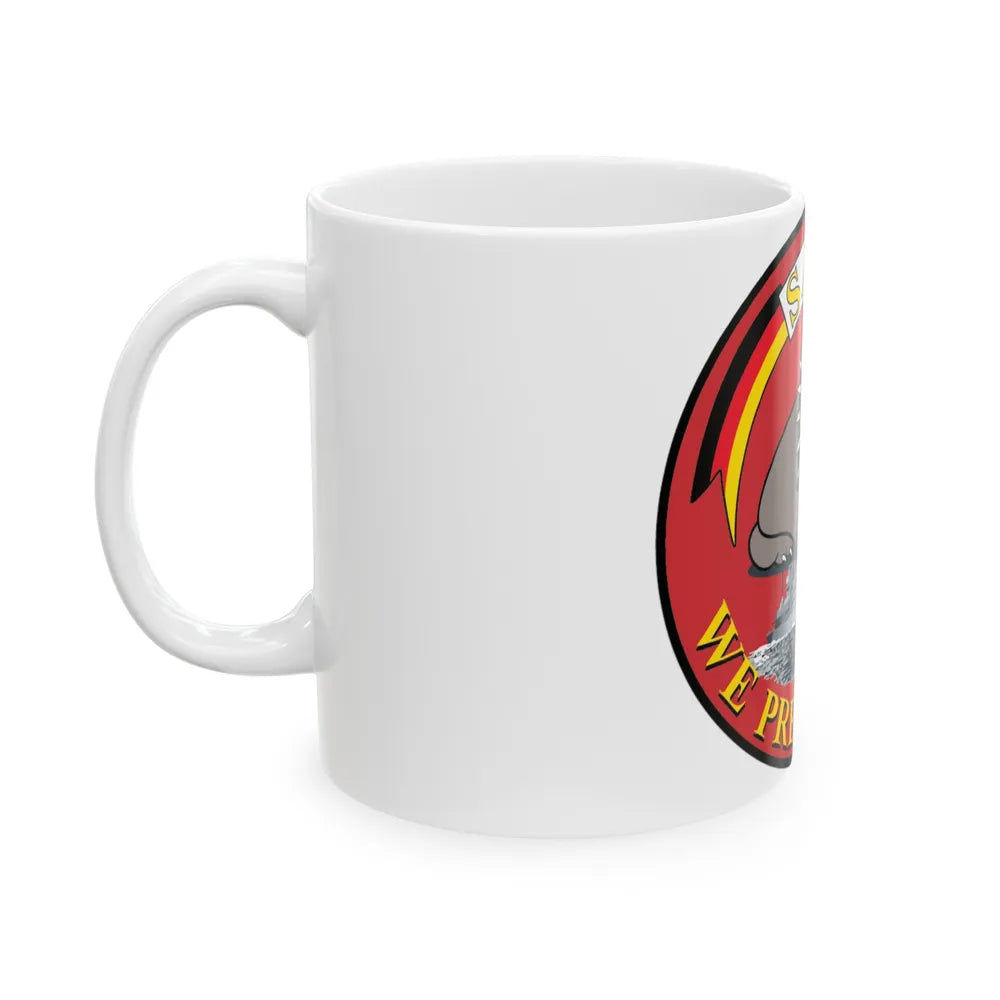 SAGA 400 (USMC) White Coffee Mug-Go Mug Yourself