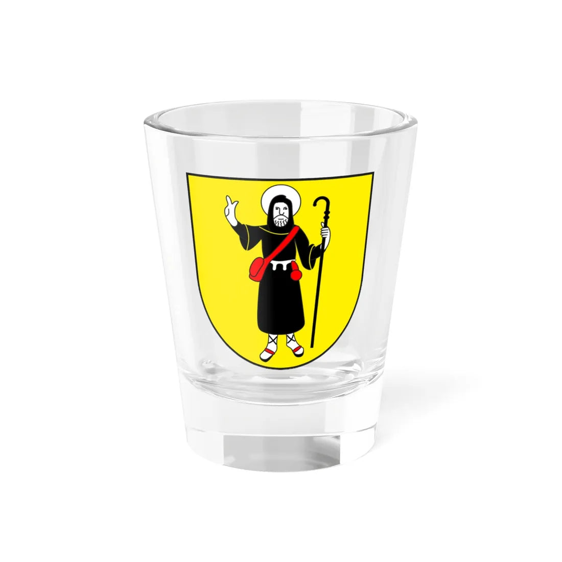 Sagogn wappen (Switzerland) (Coat of Arms) Shot Glass 1.5oz 1.5oz - Go Mug Yourself