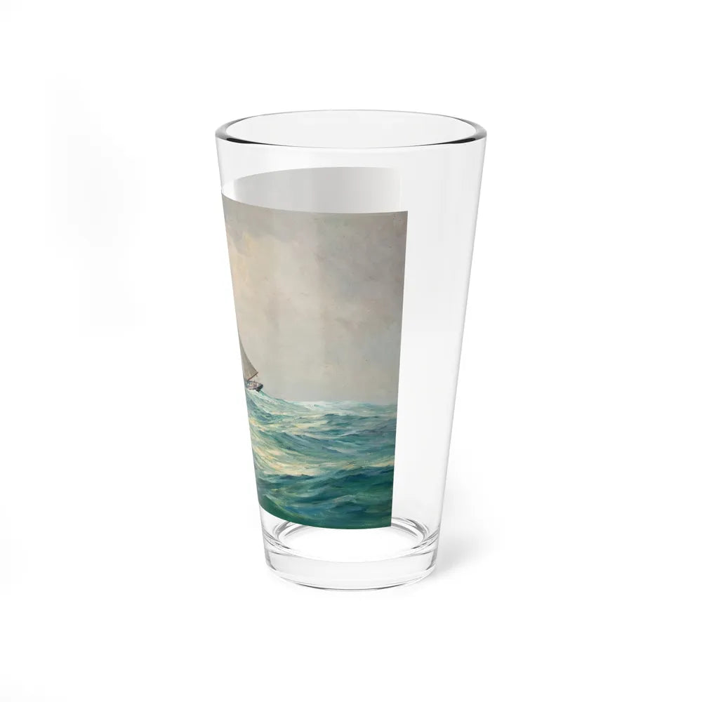 Sailing Vessel (Magazine Illustration) Pint Glass 16oz-Go Mug Yourself