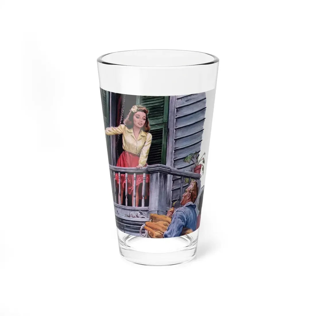 Sailor's Girl (1), The American Magazine, January 1942 (Magazine Illustration) Pint Glass 16oz 16oz - Go Mug Yourself