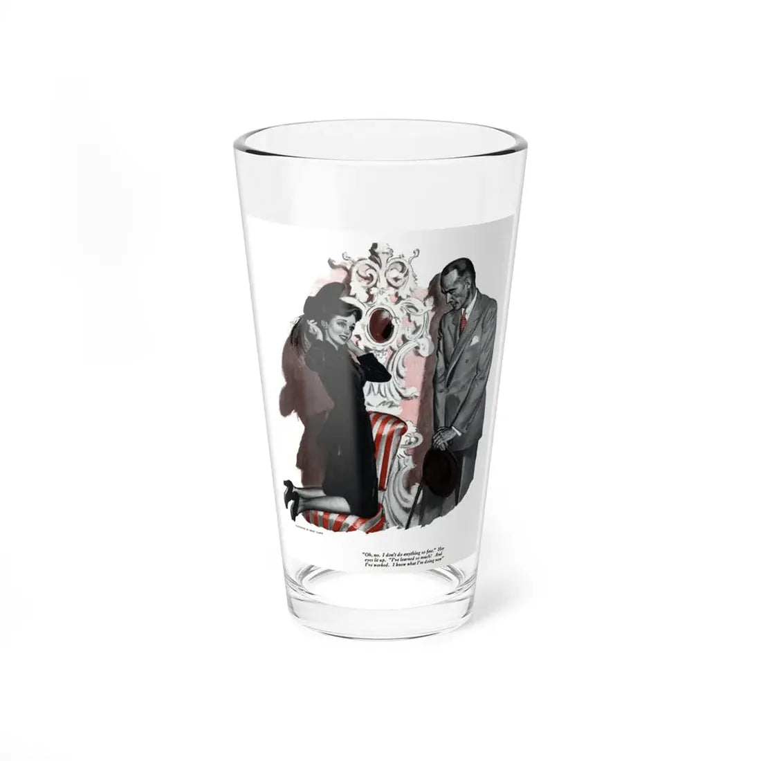 Sailor's Girl (2), The American Magazine, January 1942 (Magazine Illustration) Pint Glass 16oz 16oz - Go Mug Yourself