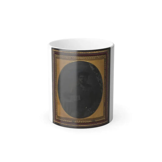 Sailor With Cigar in Hand Holding a Double Case Image of Confederate Soldiers (U.S. Civil War) Color Changing Coffee Mug 11oz Default Title 11oz - Go Mug Yourself