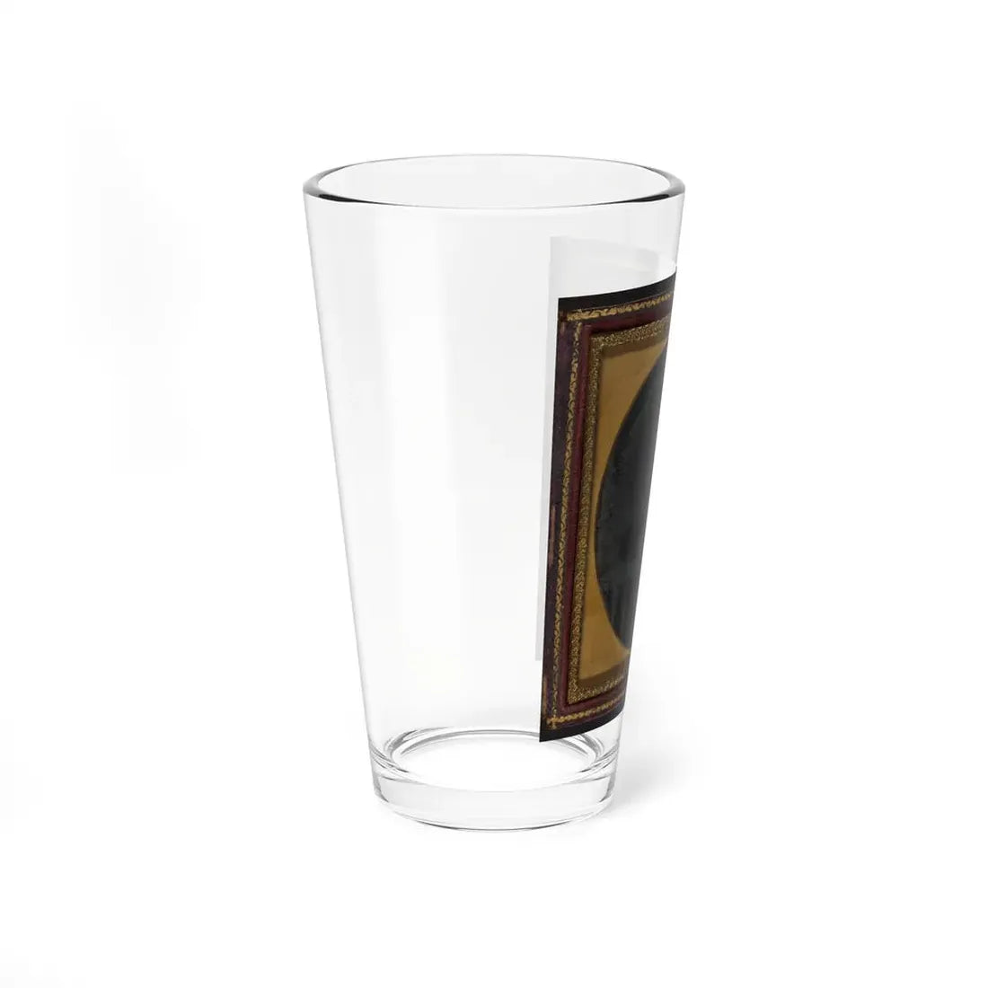 Sailor With Cigar In Hand Holding A Double Case Image Of Confederate Soldiers (U.S. Civil War) Pint Glass 16oz - Go Mug Yourself