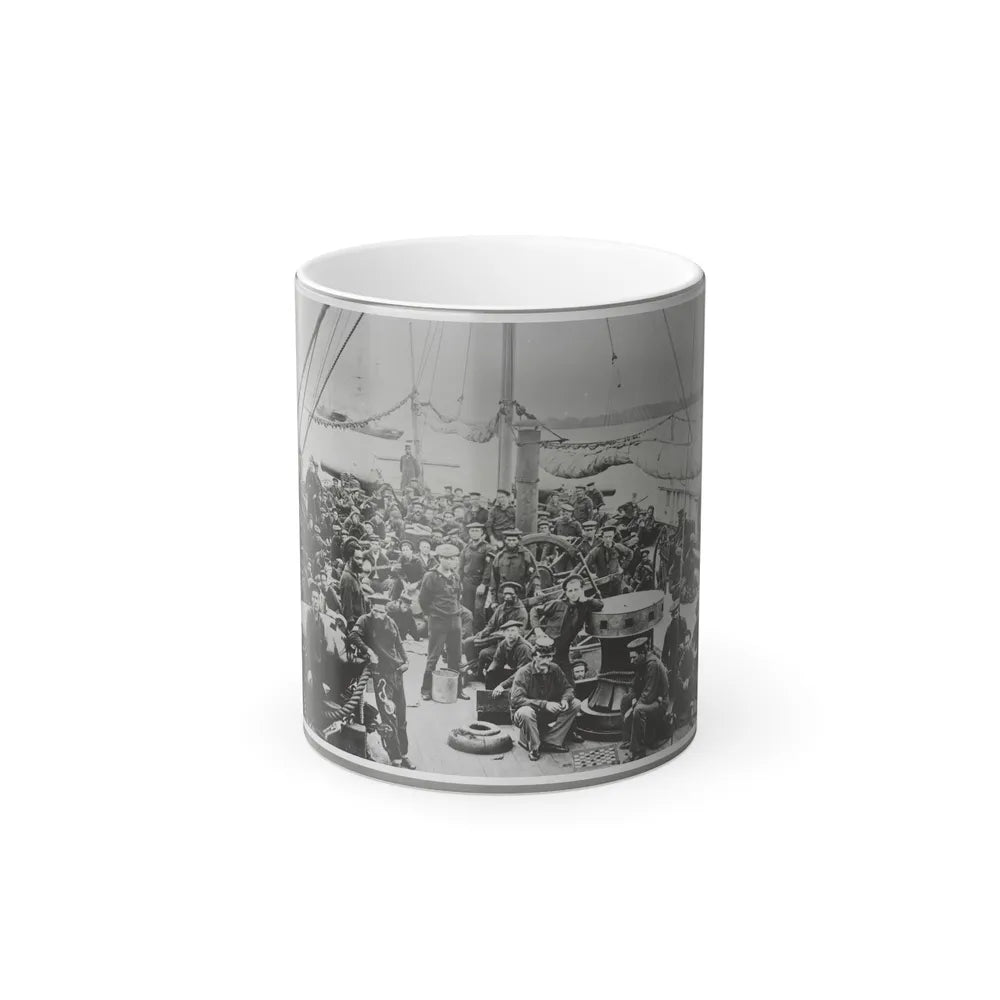 Sailors on Deck of Warship (U.S. Civil War) Color Changing Coffee Mug 11oz-11oz-Go Mug Yourself