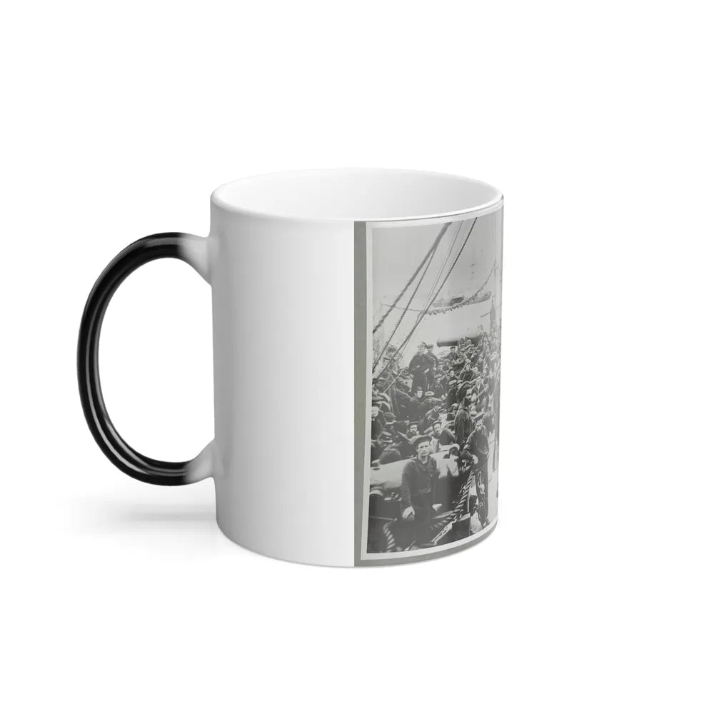 Sailors on Deck of Warship (U.S. Civil War) Color Changing Coffee Mug 11oz-Go Mug Yourself