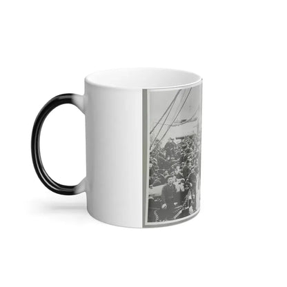 Sailors on Deck of Warship (U.S. Civil War) Color Changing Coffee Mug 11oz - Go Mug Yourself
