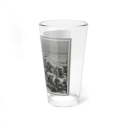 Sailors On Deck Of Warship (U.S. Civil War) Pint Glass 16oz - Go Mug Yourself