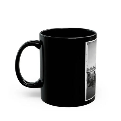 Saint Augustine, Fla. Artillery Inside Fort Marion; Tents On Rampart (U.S. Civil War) Black Coffee Mug - Go Mug Yourself