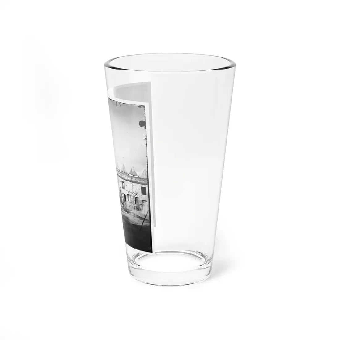 Saint Augustine, Fla. Artillery Inside Fort Marion; Tents On Rampart (U.S. Civil War) Pint Glass 16oz - Go Mug Yourself