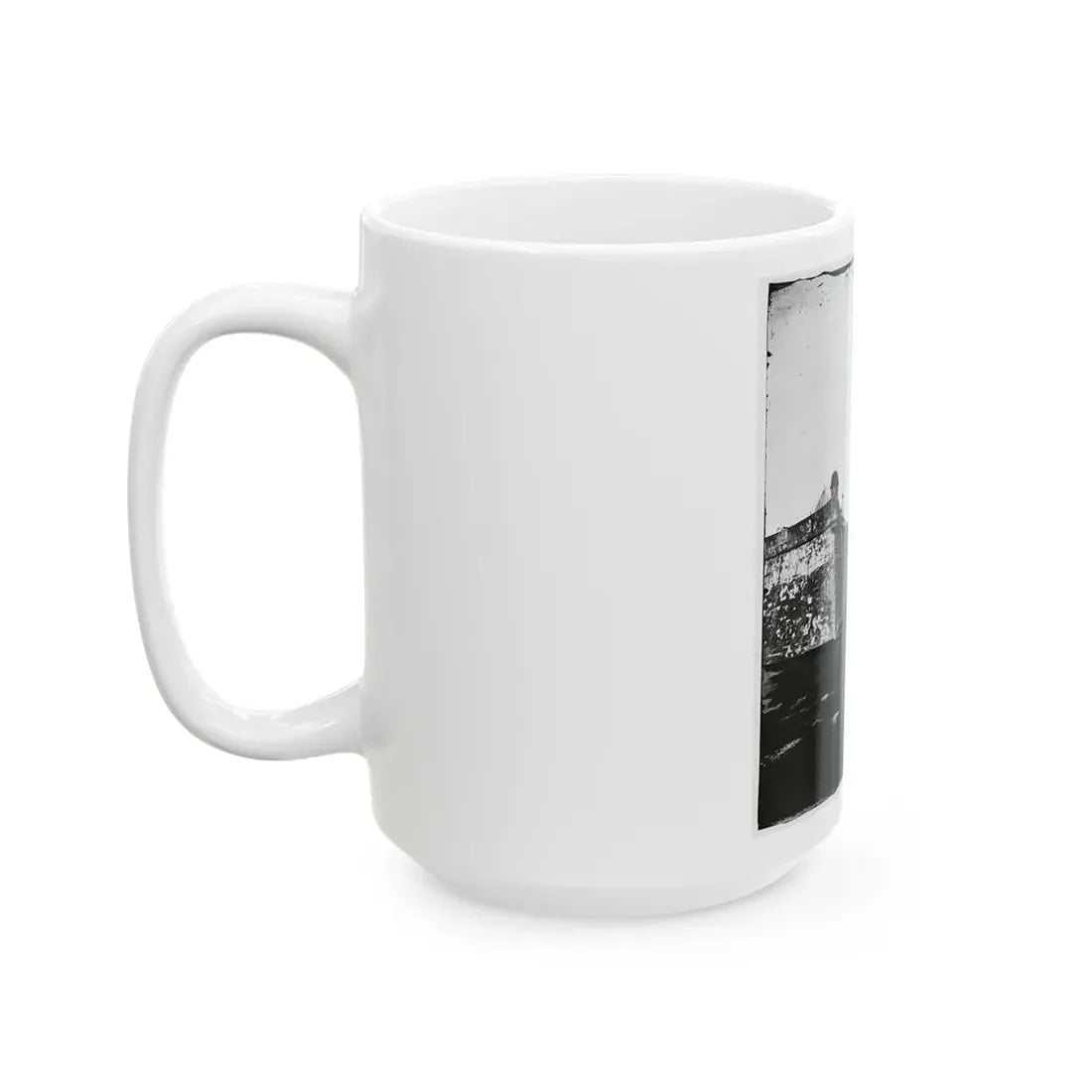 Saint Augustine, Fla. Bastions Of Fort Marion (U.S. Civil War) White Coffee Mug - Go Mug Yourself