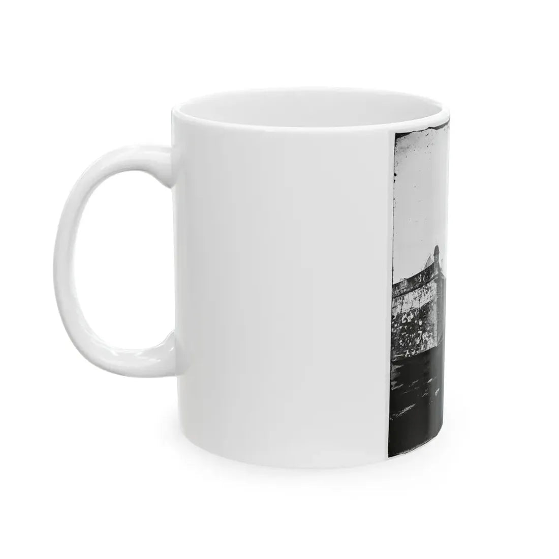 Saint Augustine, Fla. Bastions Of Fort Marion (U.S. Civil War) White Coffee Mug - Go Mug Yourself
