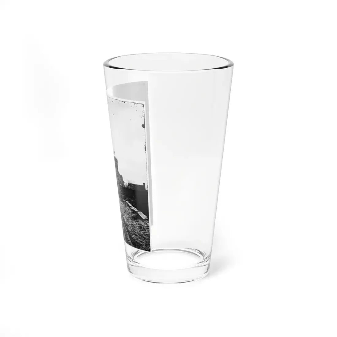 Saint Augustine, Fla. Entrance Gate, With Street And Houses Beyond (U.S. Civil War) Pint Glass 16oz - Go Mug Yourself