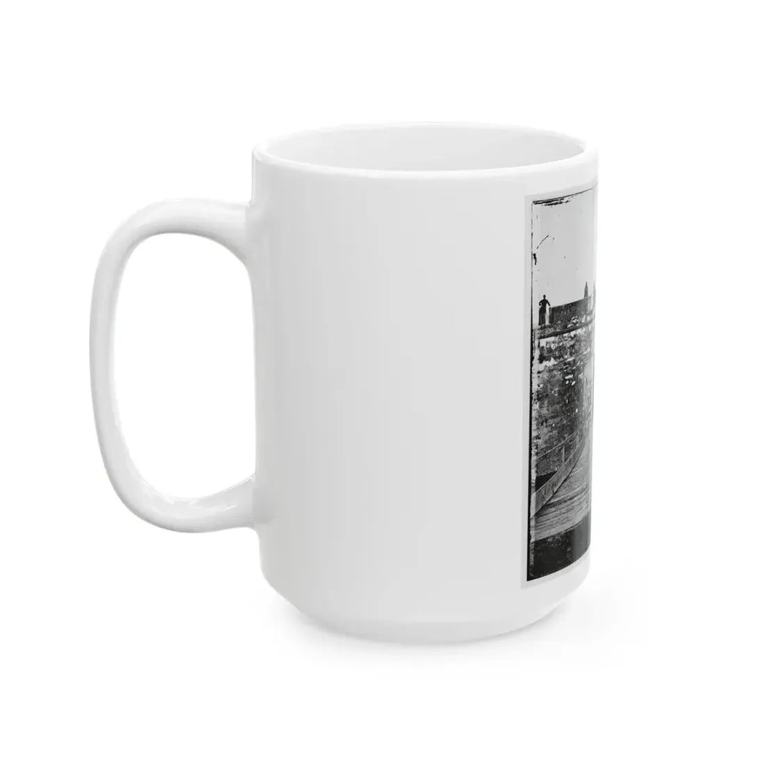 Saint Augustine, Fla. Sally Port Of Fort Marion (U.S. Civil War) White Coffee Mug - Go Mug Yourself