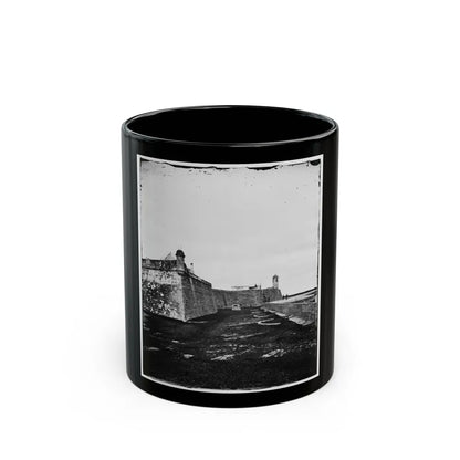 Saint Augustine, Fla. Bastions Of Fort Marion (U.S. Civil War) Black Coffee Mug-11oz-Go Mug Yourself