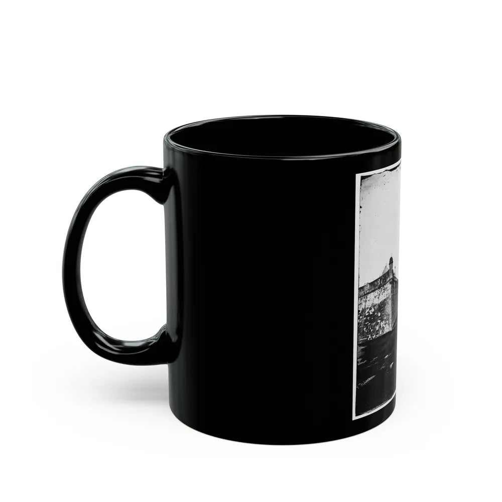 Saint Augustine, Fla. Bastions Of Fort Marion (U.S. Civil War) Black Coffee Mug-Go Mug Yourself