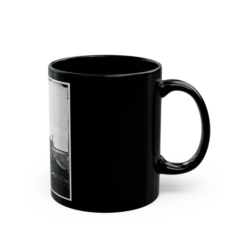 Saint Augustine, Fla. Bastions Of Fort Marion (U.S. Civil War) Black Coffee Mug-Go Mug Yourself