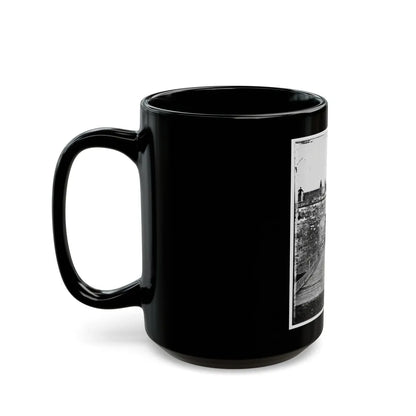 Saint Augustine, Fla. Sally Port Of Fort Marion (U.S. Civil War) Black Coffee Mug-Go Mug Yourself