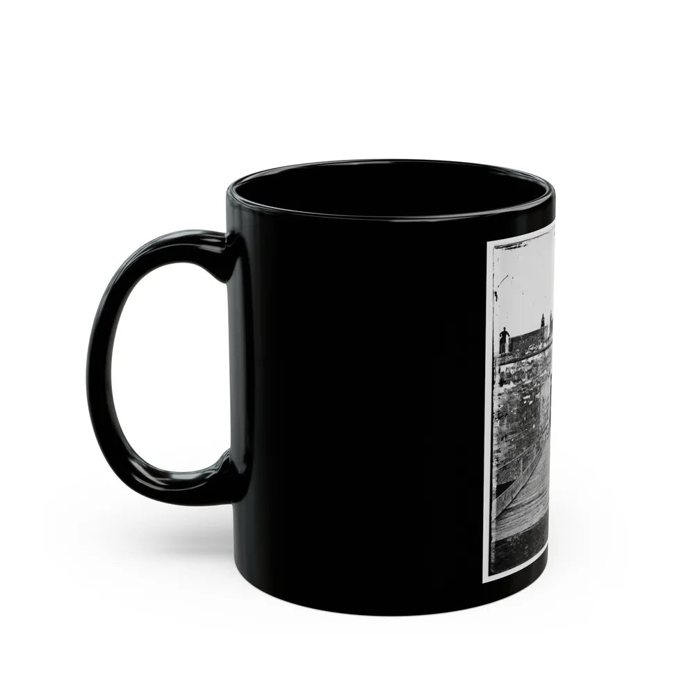 Saint Augustine, Fla. Sally Port Of Fort Marion (U.S. Civil War) Black Coffee Mug-Go Mug Yourself