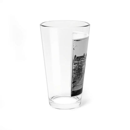 Saint Augustine, Fla. Sally Port Of Fort Marion (U.S. Civil War) Pint Glass 16oz-Go Mug Yourself