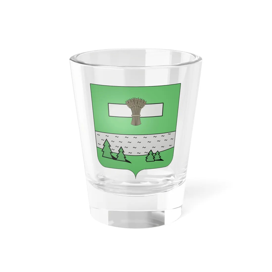 Saint-Gédeon Blason (Canada) (Coat of Arms) Shot Glass 1.5oz 1.5oz - Go Mug Yourself