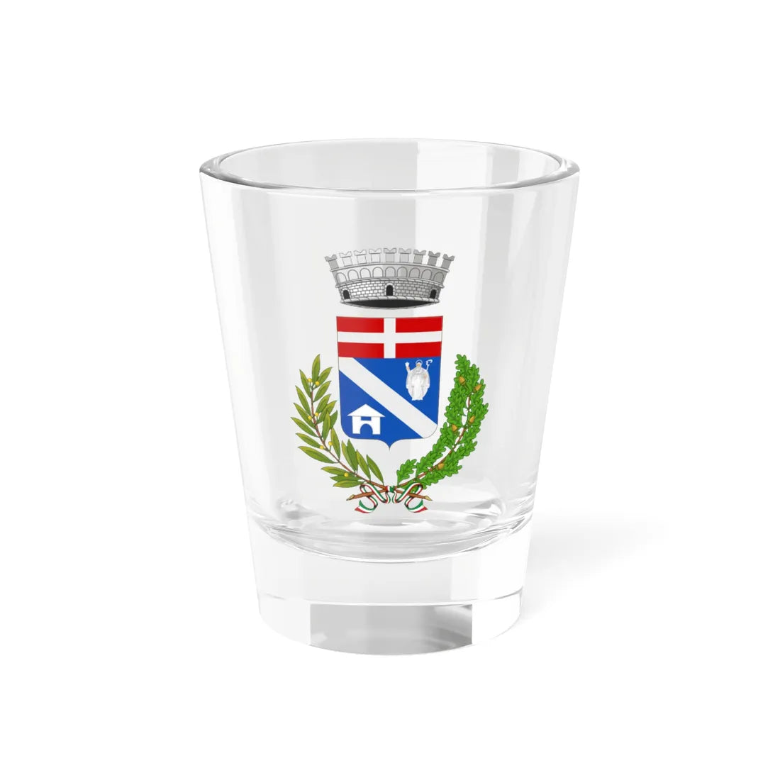 Saint-Oyen Italia-Stemma (Italy) (Coat of Arms) Shot Glass 1.5oz 1.5oz - Go Mug Yourself