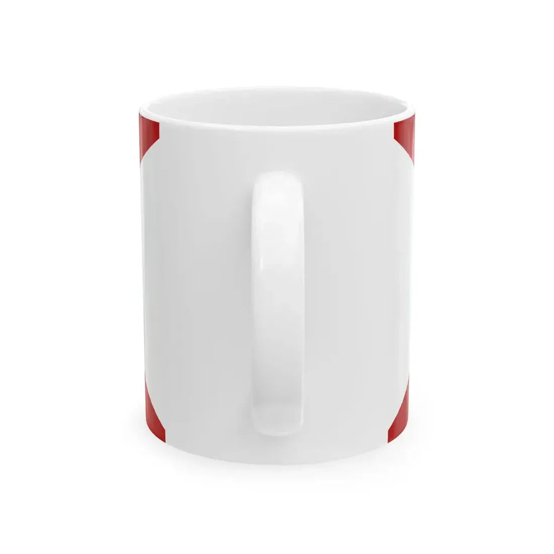 Saint Patricks flag for Northern Ireland crowned (Ireland) White Coffee Mug - Go Mug Yourself