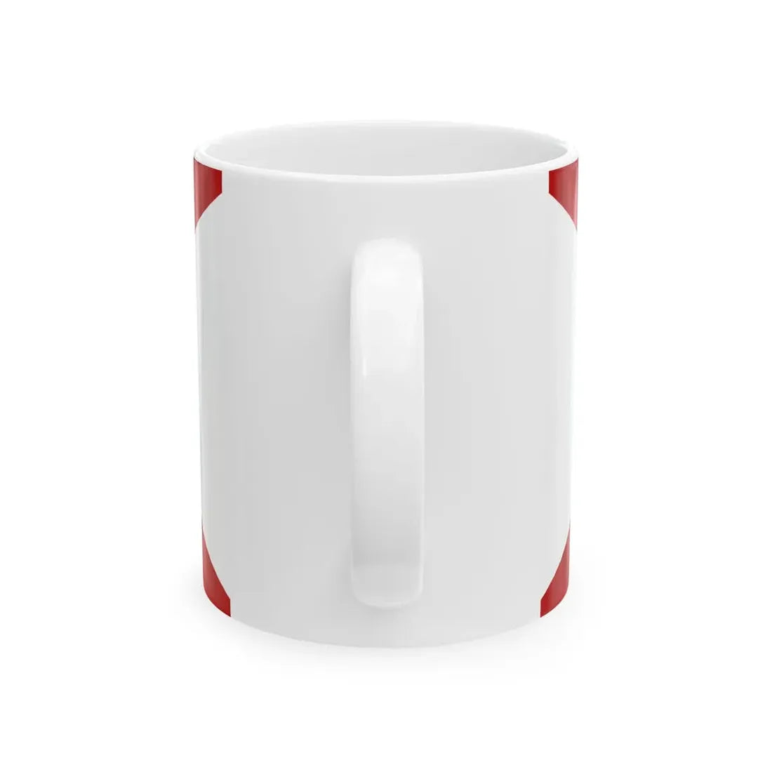 Saint Patricks flag for Northern Ireland crowned (Ireland) White Coffee Mug - Go Mug Yourself