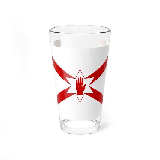 Saint Patricks flag for Northern Ireland (Ireland) Pint Glass 16oz 16oz - Go Mug Yourself