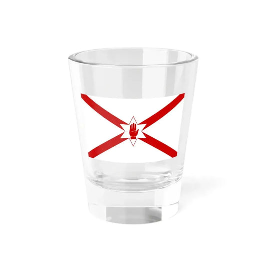 Saint Patricks flag for Northern Ireland (Ireland) Shot Glass 1.5oz 1.5oz - Go Mug Yourself